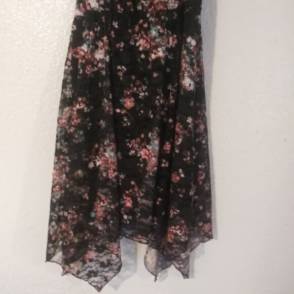 No Boundaries women's size XXL (2XL) 19 black multicolored floral dress - Picture 9 of 15